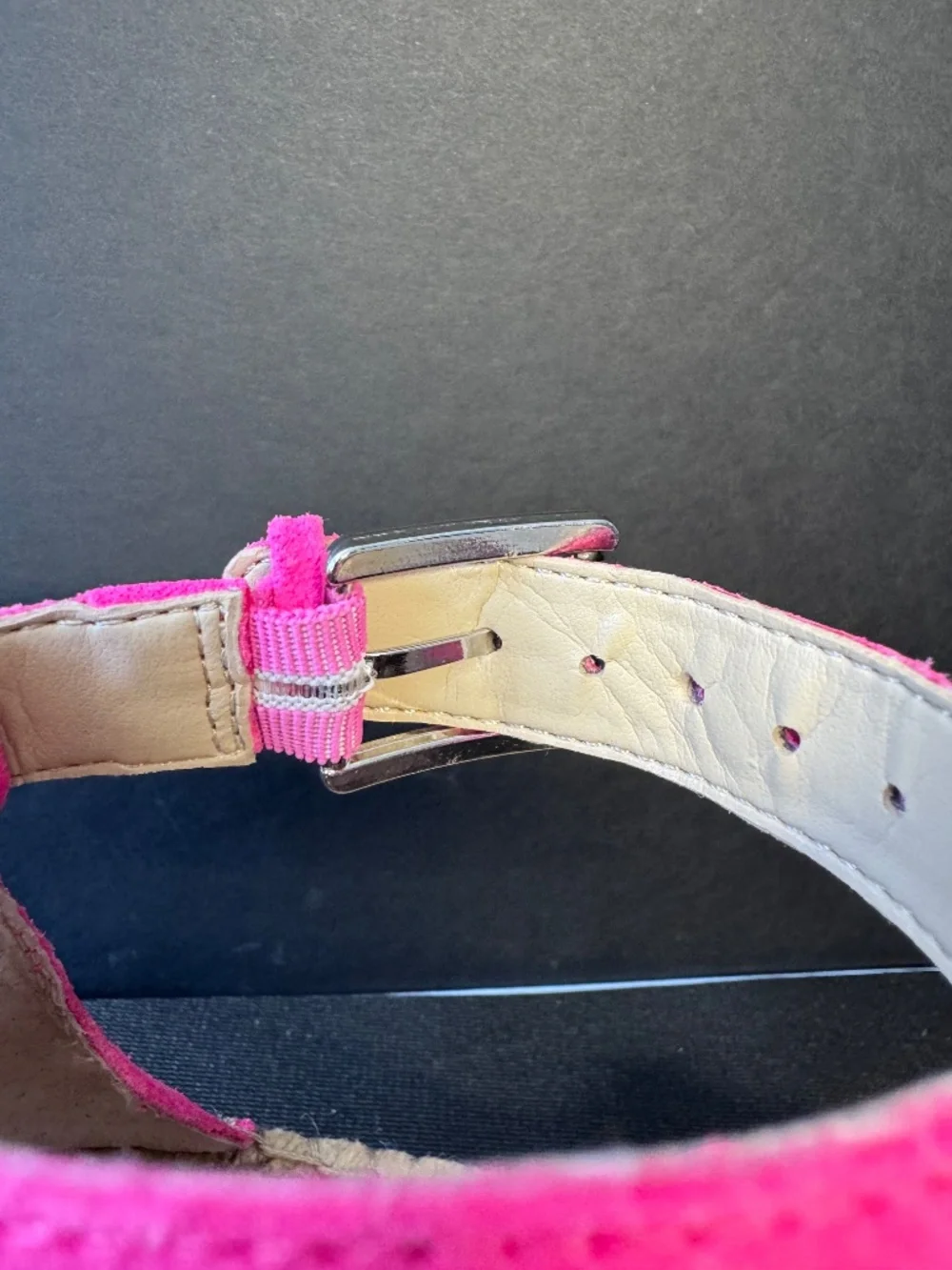 Vince Camuto Pink Suede Espadrille Wedge Sandals Ankle Strap Size 6.5